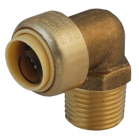 Legend Valve 3/4" PUSH FIT x MNPT ELBOW 456-074NL